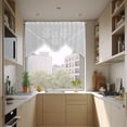 thumbnail image 3 of Valances for Windows,Lace Kitchen Valance Swag, Window Treatment Tier Curtain for Bathroom, Kitchen and Cafe, Thermal Insulating, 3 of 6
