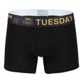 thumbnail image 4 of Mens Underwear Boxer Briefs Mid Length Mid Waist Weekday Underwear Boxers Shorts Orange L, 4 of 4