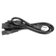 thumbnail image 3 of Monitor Power Cable  , Y Shape PC Power Supply Cable Lengthening Pure Copper Conductor  US Plug 125-250V  For Scanner For Desk Lamp For Camera 1m / 3.3ft JD3262, 3 of 8