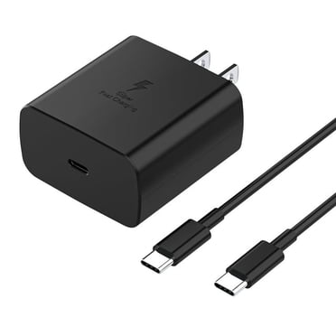 HFLRZZ 45W Samsung Super Fast Charger Type C, USB C Charger with 6.6FT Cable for Samsung Galaxy S23 Ultra/S23/S23+/S22 Ultra/S22+/S22, Galaxy Tab S7/S8, Black