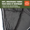 thumbnail image 3 of Ozark Trail -10℃ Mummy Sleeping Bag, Polyester, Grey and Blue Color, 34" X 90", with Compression Carry Bag., 3 of 11