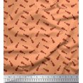 thumbnail image 1 of Soimoi Cotton Voile Fabric Guitar Musical Instrument Print Fabric by Yard 56 Inch Wide, 1 of 3