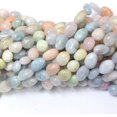 thumbnail image 1 of Natural Gemstone Beads Nuggets 8-10mm for Jewelry Making Loose Beads (Morganite), 1 of 2