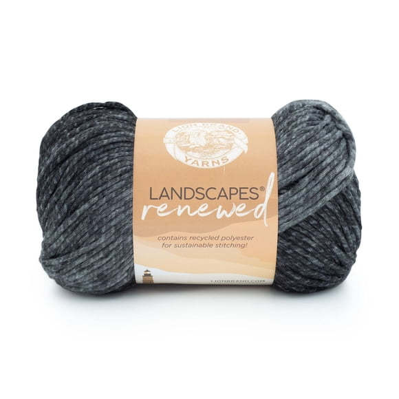Lion Brand Landscapes Renewed Yarn Marble #4 Medium/ Worsted Yarn 150g/ 212m, 3-CT