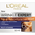 thumbnail image 2 of L'Oréal Paris Wrinkle Expert Night Face Moisturizer 65+, 2 of 5