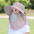 thumbnail image 1 of Chapeau de Soleil d'Été pour Femmes, Chapeau de Protection Ajustable Anti-Soleil pour Extérieur, 1 of 4