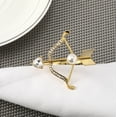 thumbnail image 1 of Amzcrzy Kitchen Appliances Valentine'S Day Rose Flower Napkin Button Restaurant Love Napkin Ring Love Pearl Napkin Ring Table Napkin Button Kitchen Utensils Set Kitchen Gadgets Kitchen Essentials, 1 of 1