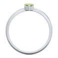 thumbnail image 4 of Heart Birthstone Ring - Peridot (August), 4 of 6