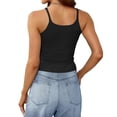 thumbnail image 4 of AherBiu Womens Tank Tops Ribbed Knitted Seamless Crop Tops Summer Basic Slim Fitted Stretchy Camisole, 4 of 6