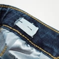 thumbnail image 2 of KIDSCOOL SPACE Little Girls Jeans,Elastic Band Inside Floral Embroidered Stretchy Soft Denim Slim Pants, 2 of 5