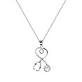 thumbnail image 1 of MasteelfCA 1Pc Stethoscope Design Necklace Creative Alloy Neck Chain Chic Women Jewelry, 1 of 7
