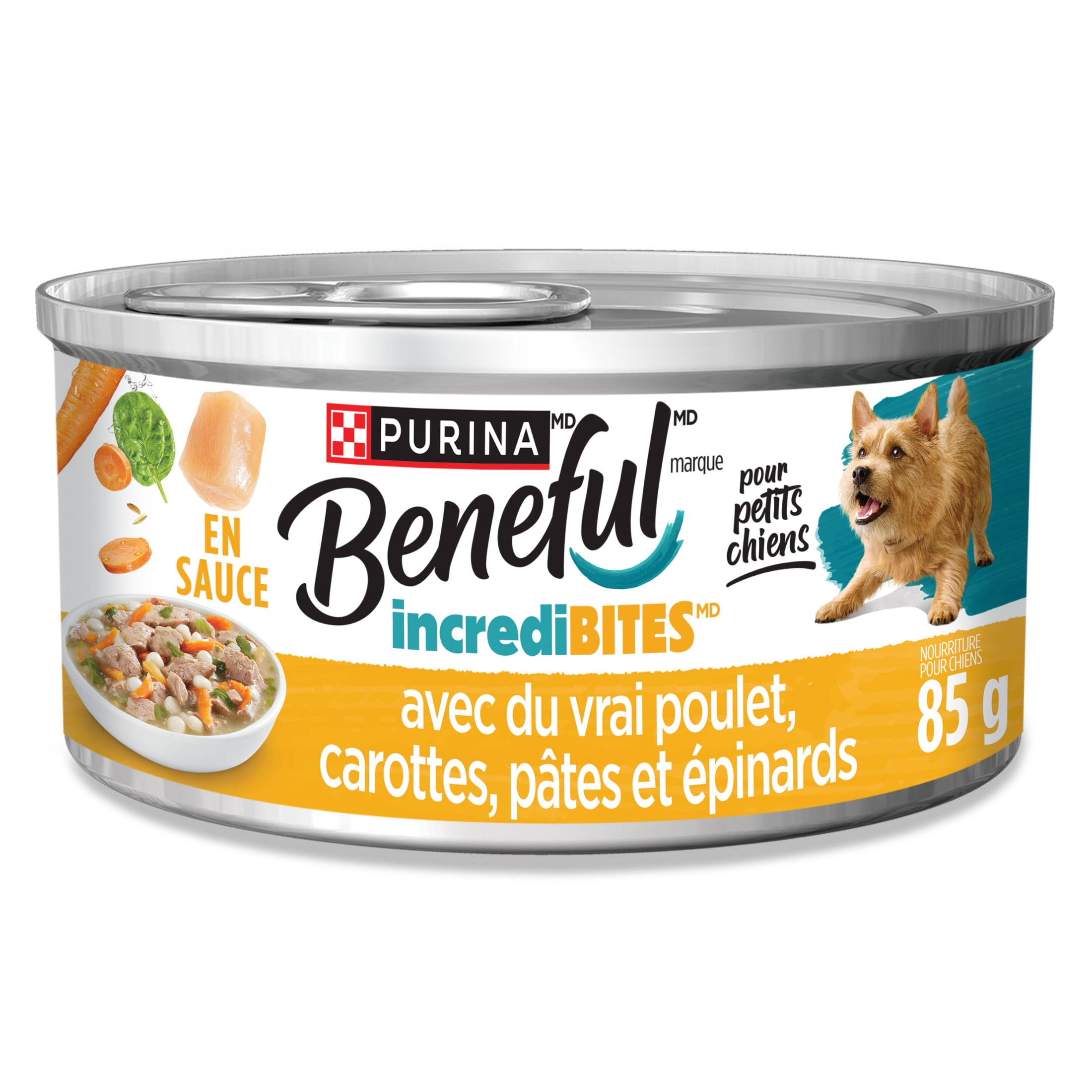 Beneful IncrediBites en Sauce avec du Vrai Poulet, Nourriture Humide pour Chiens 85 g