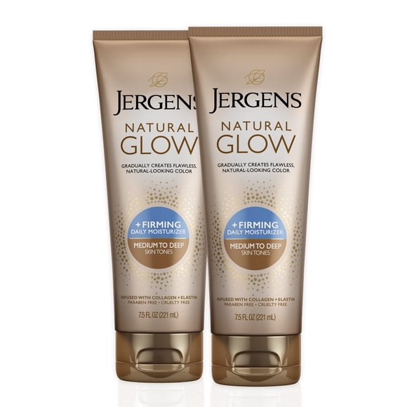 Body Lotion Jergens Natural Glow +FIRMING Self Tanner 221mL
