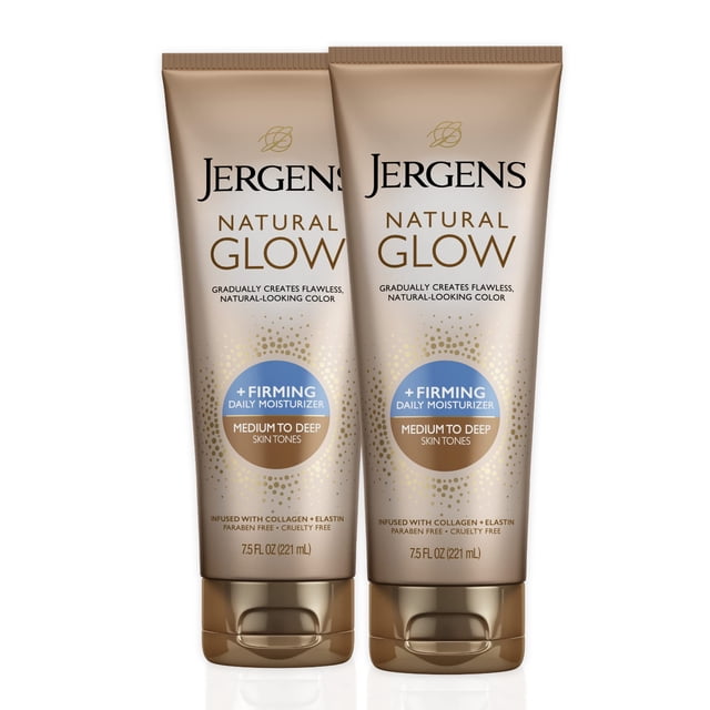 Body Lotion Jergens Natural Glow +FIRMING Self Tanner 221mL