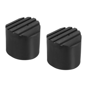 Unique Bargains 2.1'/52mm Pieds antidérapants d'échelle pour la protection des plieurs télescopiques, noir, paquet de 2