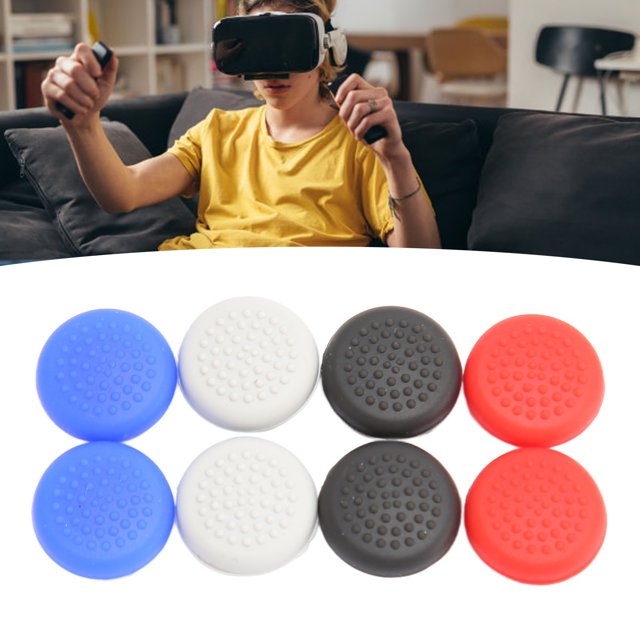 VR Joystick Cover, Silicone Ergonomic Design Prevent Slip Wearable VR Controller Rocker Cover for VR Handle