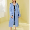 thumbnail image 5 of LSLJS Robe de Mode pour Femmes Peignoir Allongé Garde au Chaud Col à Revers Même Style pour Hommes et Femmes Manches Longues, Peignoirs Cadeaux pour Femmes, 5 of 5