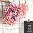 thumbnail image 3 of Wweixi 4pcs Cloth Wedding Artificial Flowers Artificial Artificial Peony Hydrangea Vase Artificial Flower white 1Set, 3 of 6
