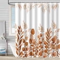 thumbnail image 2 of Shower Curtain Hooks Shower Curtain Pumpkin Maple Bathroom Waterproof Puncture-Resistant Curtain Partition Door Curtain Shower Curtain Shower Curtains for Bathroom, 2 of 6