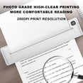 thumbnail image 4 of Portable Printer Wireless Inkless Printer Supports 8.26''x11.69'' Thermal Paper Printer BT Connection Printer A4 Thermal Paper Compatible with iOS, Android & Laptop for Office Car Home, Trav, 4 of 5