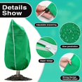 thumbnail image 3 of CNKOO Heavy-Duty Winter Garden Cover with Zipper & Drawstring Closure - Non-Woven Plant Protector for Trees  Shrubs  Flowers - Cold Weather Protection  Mosquito & Pest Barrier - Easy Inst, 3 of 6