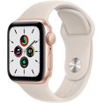 thumbnail image 1 of Apple Watch SE (GPS, 40mm) - Gold Aluminum Case with Starlight Sport Band, 1 of 4