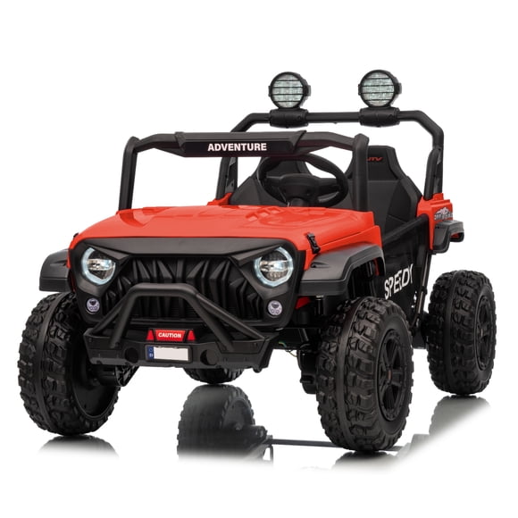 VOLTZ TOYS UTV Électrique 24 V à 2 Places pour Enfants – Buggy Style Jeep avec Télécommande