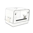 thumbnail image 2 of TISHITA Parrot Bathing Tubs Easy to Install Canary Cage Accessories Pet Bird Bath Box clear, 2 of 8