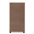 thumbnail image 3 of Craydon Eight-Drawer Rolling Storage Cart, Whitewash, 3 of 8