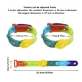 thumbnail image 4 of Langgg Bracelet à Bulles en Silicone Bracelet Anti-Stress Réglable Jouet Pop, 4 of 6