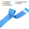 thumbnail image 4 of Unique Bargains 43.3' Round Groove Non-Slip PU Tennis Racket Overgrip Tape Wraps Blue 12 Pack, 4 of 6