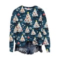 thumbnail image 5 of Wiyuqeen Chandails Laids pour Femmes Chandails de Noël d'Automne Manches Longues Col Rond Chandails de Fête de Noël Chandail Tricoté Vintage pour les Fêtes, 5 of 5