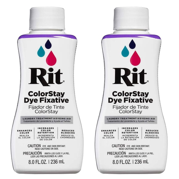 Rit Teinture Rit COLORSTAY, 8 fl oz, Fixatif pour Teinture (Lot de 2)