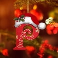 thumbnail image 1 of LSLJS 26 Letters Christmas Tree Decoration Pendant Christmas Tree Ornaments Personalized DIY Christmas Ornaments Christmas Decorations Xmas Tree Hanging Decor, 1 of 5