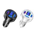 thumbnail image 3 of Becaristey Convenient And Stylish Car Charger Adapter With LED Lights Just Connect To Car Lighter Socket. white, 3 of 6