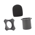 thumbnail image 3 of lionlar Bottom Rod Sleeve Holder Anti-slip for Studio Performance Speech Black, 3 of 9