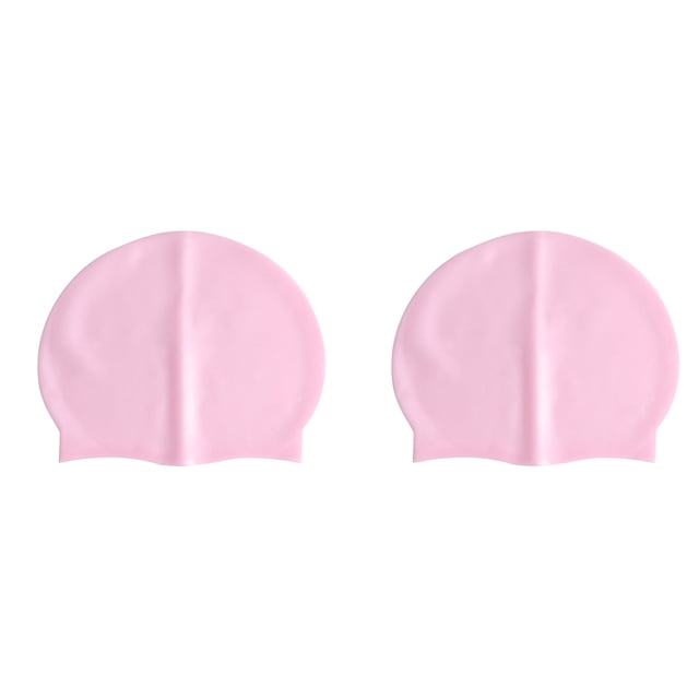 EGNMCR Pool Accessories, Sports & Outdoors 2PC Adult Universal Pure Ear Protection Swimming Caps Swimming cap