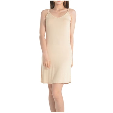 Tqcoqu Women Solid Color V-Neck Sleeveless And Unadjusted Buckle Short Nightgown