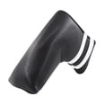 thumbnail image 1 of pitrice Golf Blade Putter Cover Magnetic Golf Head Golf White Cover for Protection Club Putter Black 14x13cm, 1 of 6