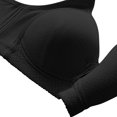 thumbnail image 3 of Bigersell Bras for Women Full-Coverage Wire-Free Bra Style T-10 Non-Slip Support Bra T-10-Black, 3 of 4
