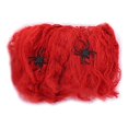 thumbnail image 1 of QualitChoice Halloween Artificial Web Detachable Decorative Indoor Outdoor Household Shopping Mall ulation Net Decoration Red, 1 of 6