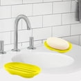 thumbnail image 1 of Soap Drainer Box, Non-Slip Silicone Soap Holder, Bathroom Soap Tray with Drain Holes, Compact Soap Dish for Countertop, Shower, Kitchen, Easy to Clean, Neat Decor, Space-Saving Design, 1 of 6