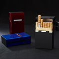 thumbnail image 5 of 2 Pcs Étui à Cigare en Aluminium Léger, Porte-Tabac, Boîte de Poche, Contenant de Rangement, Accessoires pour Cigarettes, Rouge, 5 of 5