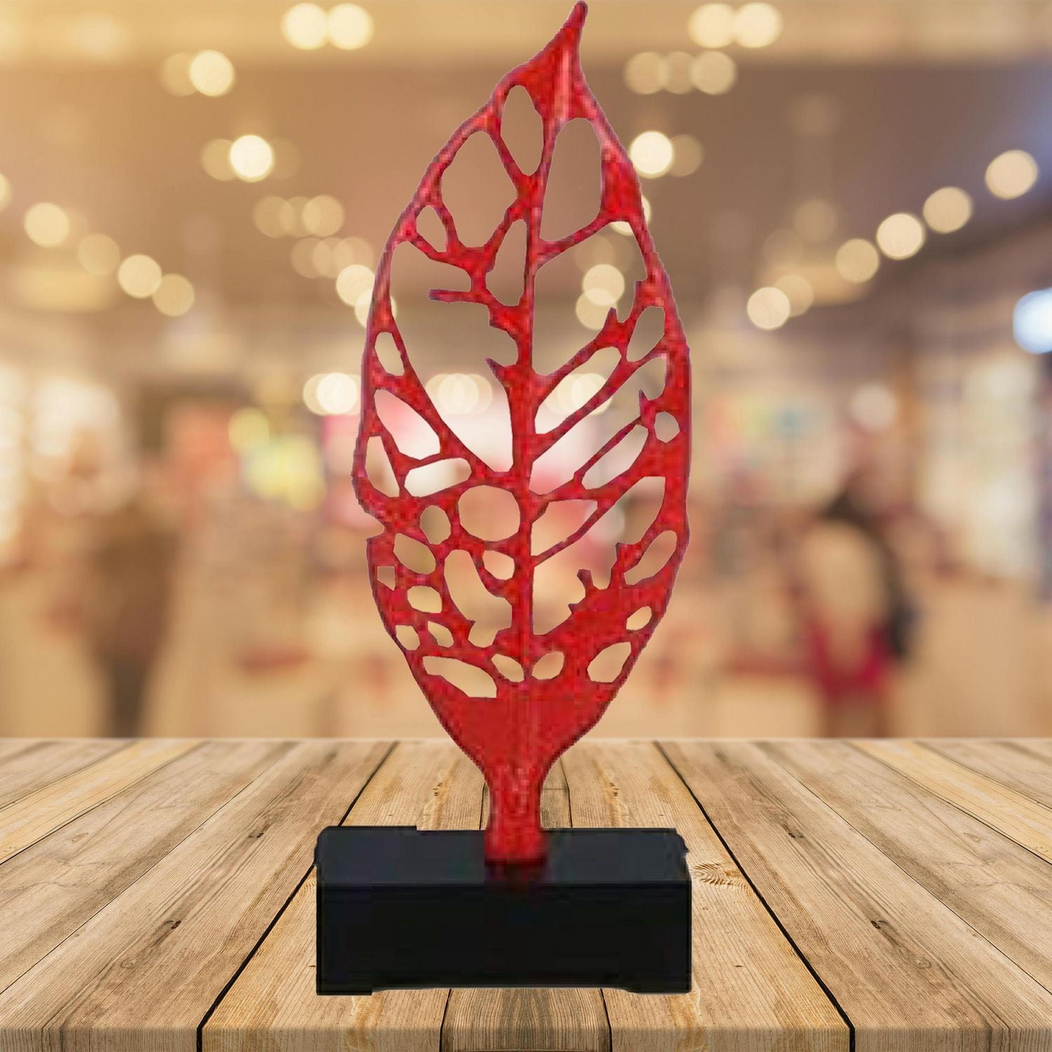 Autum Red Leaf Large Sculpture Canadian Furniture
