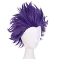thumbnail image 2 of Perruque Violette Courte Perruques Ondulées Perruque Violette Cosplay pour Enfants Fille Perruques Synthétiques Cheveux, 2 of 4