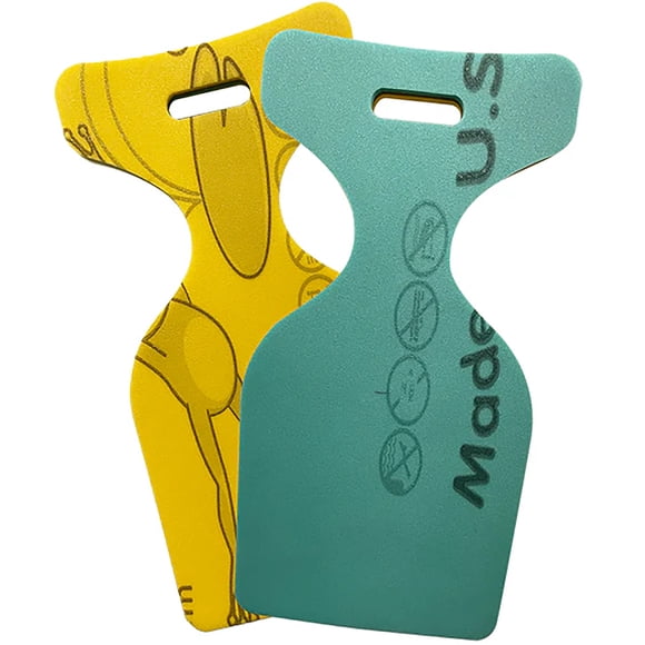 Aqua Lily Pad Selles Flottantes pour l'Eau, Flotteurs en Mousse pour Piscine et Lac, Ensemble de 2