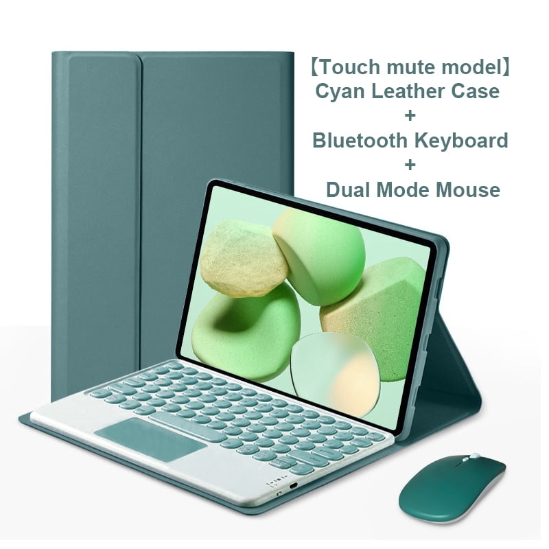 For Lenovo Tab P11 Plus 11 Pro 11.5 Xiaoxin Pad M10 Plus 3rd 10.6 Case with Keyboard, Keyboard Cover for Lenovo P11 Pro 2nd 11.2 Cyan D Tab P11 Pro 11.5inch