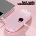 thumbnail image 4 of Back Heating Pad Portable Heating Pad Heating Pad for with 3 Heat Mode and 4 Vibration Massage Modes Portable Fast Heating Wrap Belt for Women Menstrual Heating Pad, 4 of 8