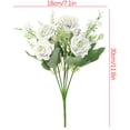 thumbnail image 2 of TIMIFIS Artificial Flower Simulation Flower Living Room Decoration Plastic Flower Silk Flower Dining Table Flower Decoration Bouquet Simulation Rose, 2 of 2