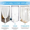 thumbnail image 2 of Tension Curtain Rod Black Tension Rod 28 To 48 Inch Spring Curtain Rod Non Slip Tension Rods 3pcs For Windows No Drilling Adjustable Tension Rods of Curtain Window Closet Kitchen Wardrobe, 2 of 6